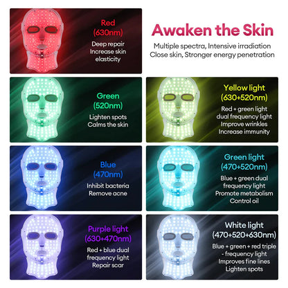 Elityskin™ 7-Color LED Face & Neck Beauty Mask